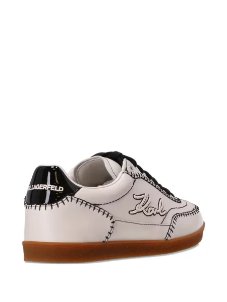 Δερμάτινα sneakers Karl Lagerfeld λευκό