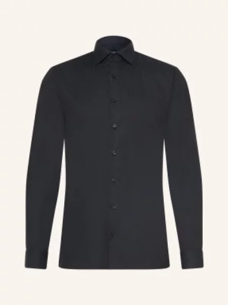 Olymp Koszula No. Six Super Slim blau granatowa