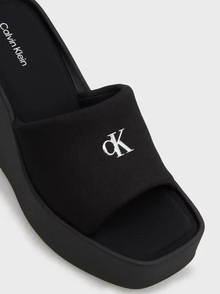 Мюли Calvin Klein на танкетке черные