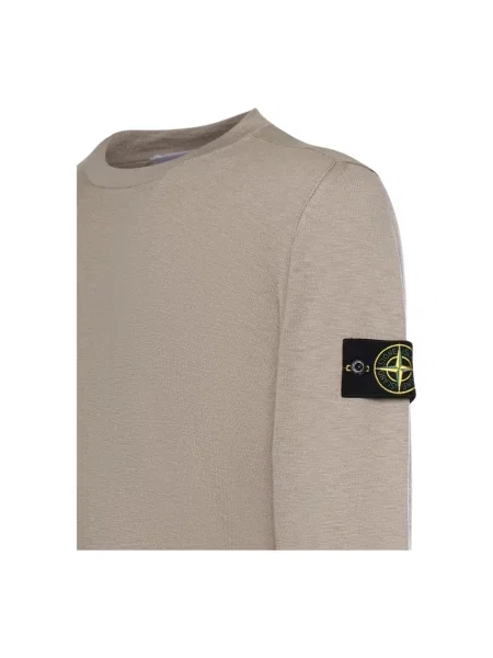 Sweter Stone Island z kamieniami beżowy