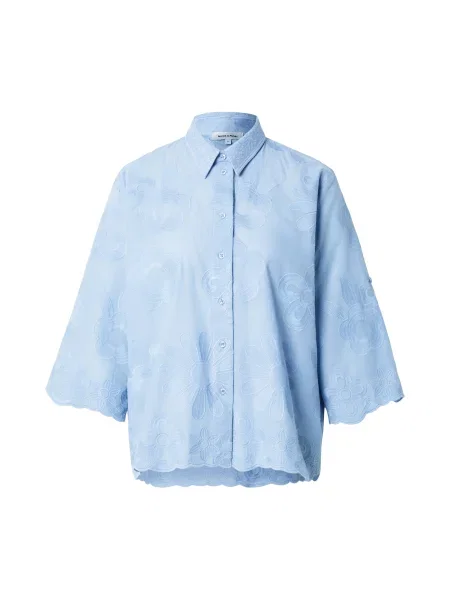 MORE & MORE Bluză deschis albastru
