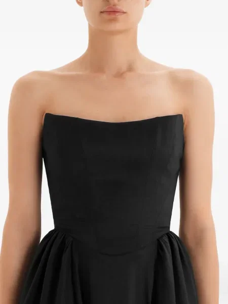 Rochie midi Post Meridiem până la genunchi de costum negru