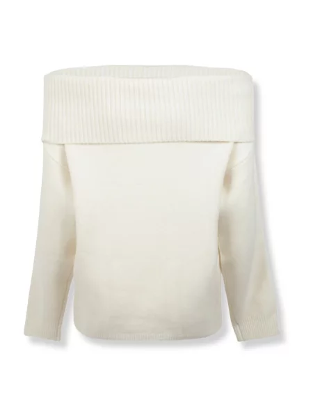 Sweter Loulou De Saison z kaszmiru biały