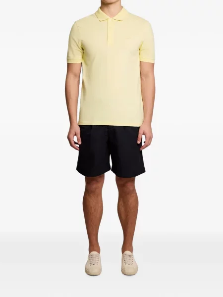 Hímzett pólóing Lyle & Scott sárga