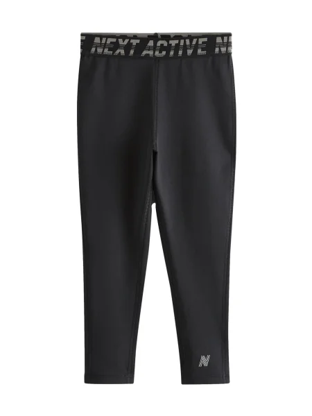 Next Leggings negru alb