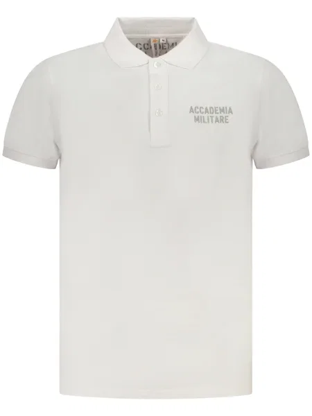 Polo Accademia Militare cu mâneci scurte alb