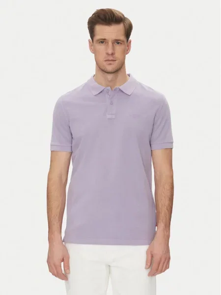 Polo majica JOOP! Jeans vijolična