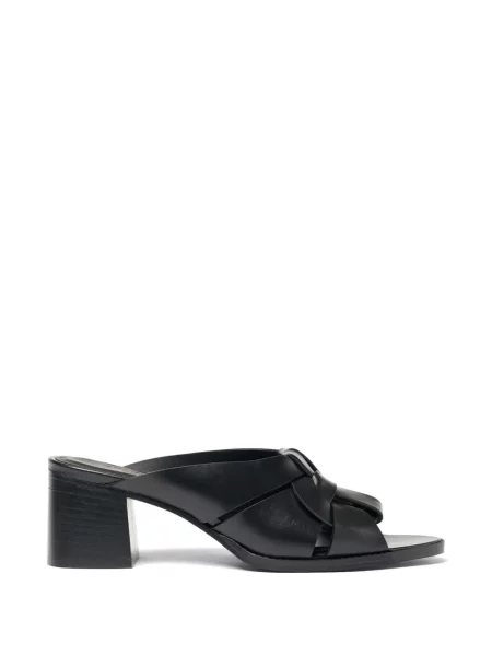 Papuci tip mules Scarosso negru