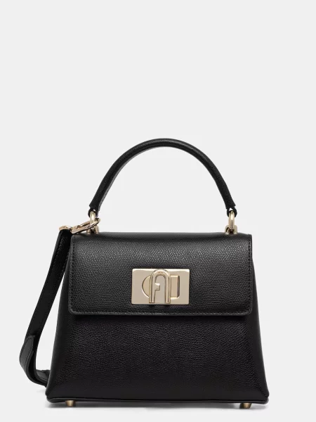 Geanta crossbody Furla din piele negru