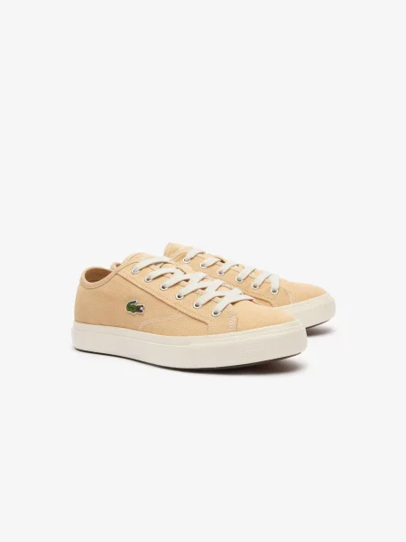 Кеди Lacoste бежеві