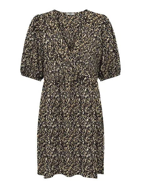 ONLY Rochie ZORA nisipiu / maro alb