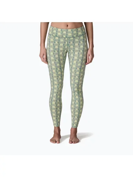 Pantaloni termoactivi pentru femei Patagonia Capilene Midweight sun quilt: blue sage albastru