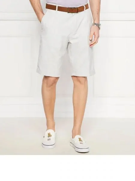 Joop! Jeans Rövidnadrág len hozzáadásával szürke