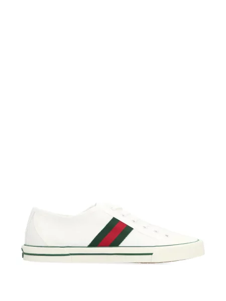 Sneakerși Gucci cu dungi alb