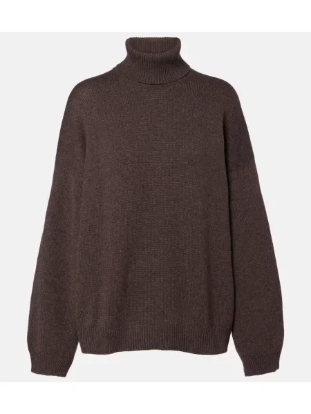 Heláncă Brunello Cucinelli din cașmir maro