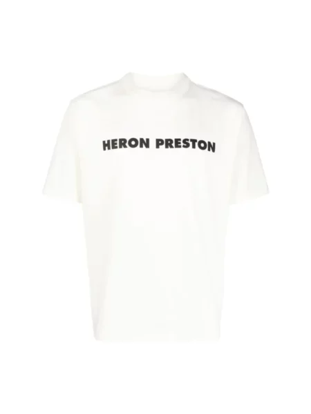 Koszulka Heron Preston z nadrukiem biała