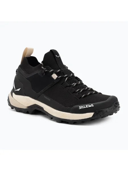Дамски обувки за трекинг Salewa Puez 2 Knit Powertex fluo orange/black черно