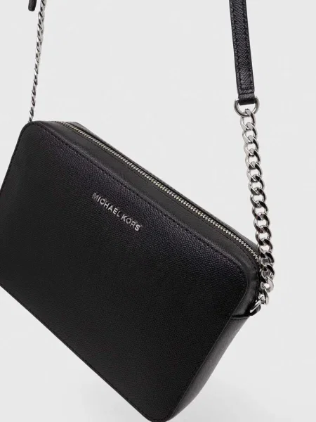 Geanta de piele Michael Michael Kors din piele negru