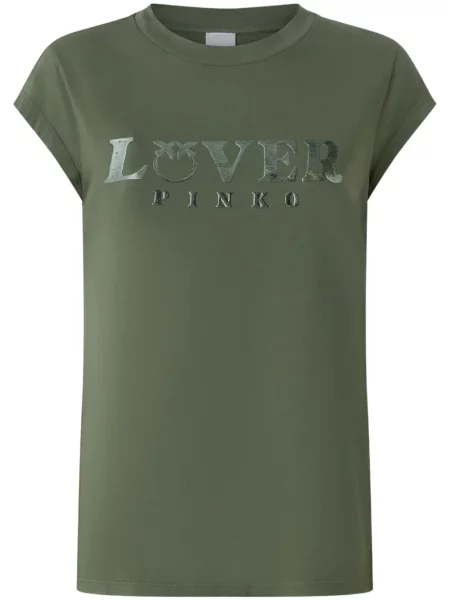 Tricou Pinko cu imagine verde