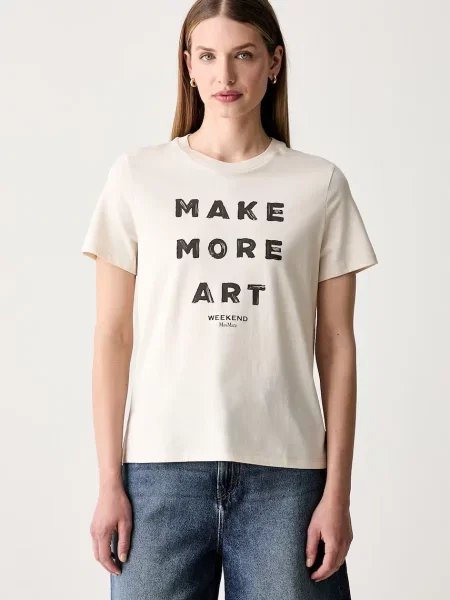 Weekend MaxMara Tricou Wkdedison bej