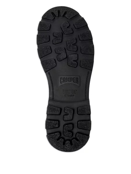 Botine Camper cu șireturi din piele negru