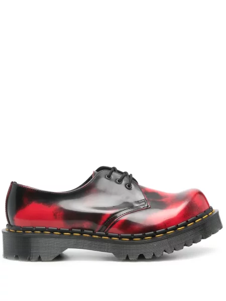 Keprové oxfordky Dr. Martens černé
