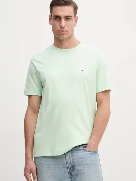 Kratka majica Tommy Hilfiger zelena