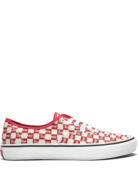 Sneakerși Vans Authentic în carouri alb