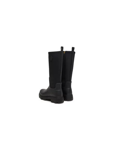 Gumene čizme Tommy Hilfiger Th Stamp Warm Knee Rain Boot crna