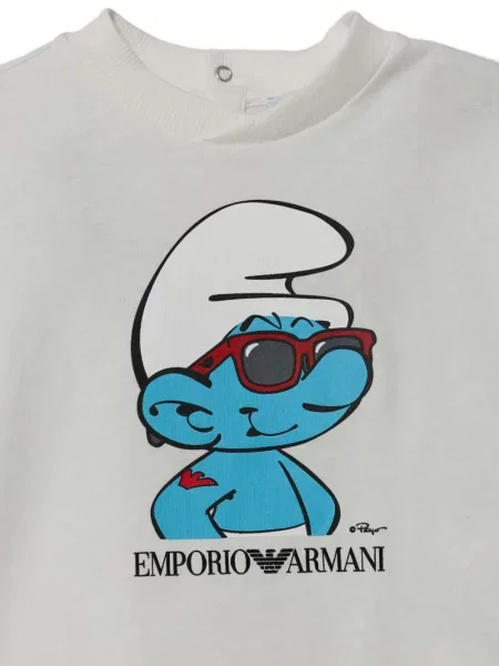 Koszulka dziecięca Emporio Armani biała