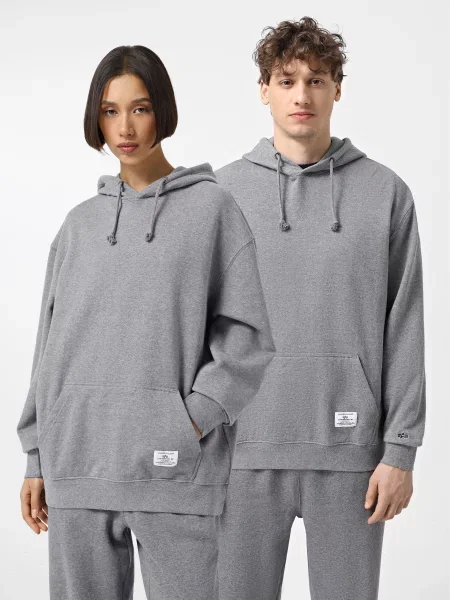 Жіноче Худі Alpha Industries Essential French Terry сірий