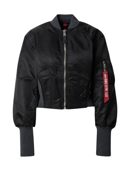ALPHA INDUSTRIES Prehodna jakna črna