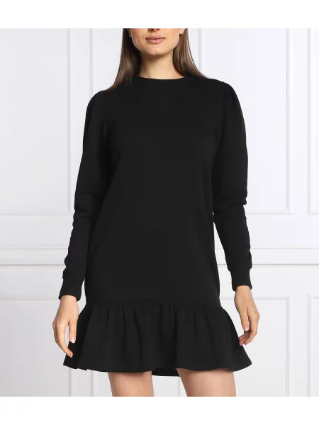Lauren Ralph Lauren Kötött ruha Regular Fit fekete