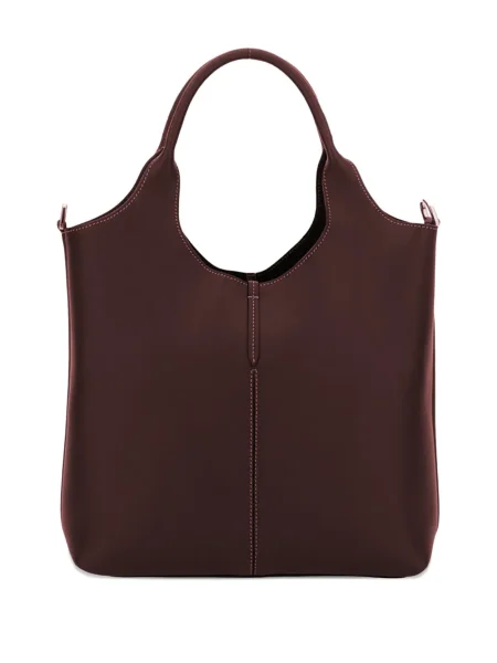 Kožna kožna torba Tod's smeđa