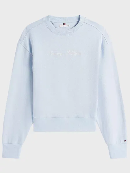 Світшот Tommy Hilfiger блакитний