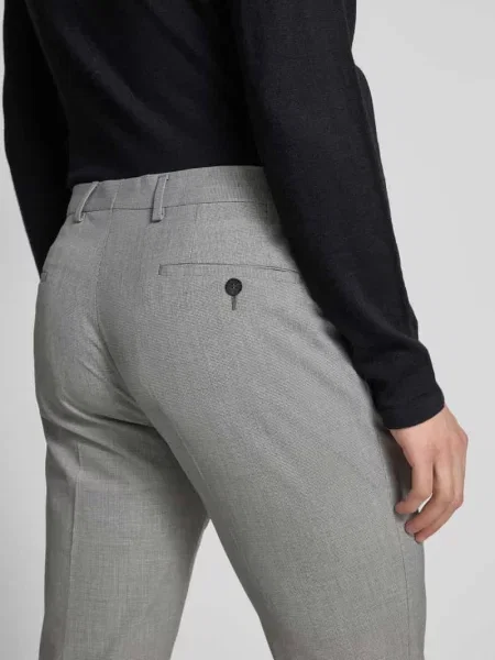 Spodnie do garnituru o kroju slim fit ze wzorem w pepitkę model ‘s.O ULTIMATE’ S.oliver Black Label