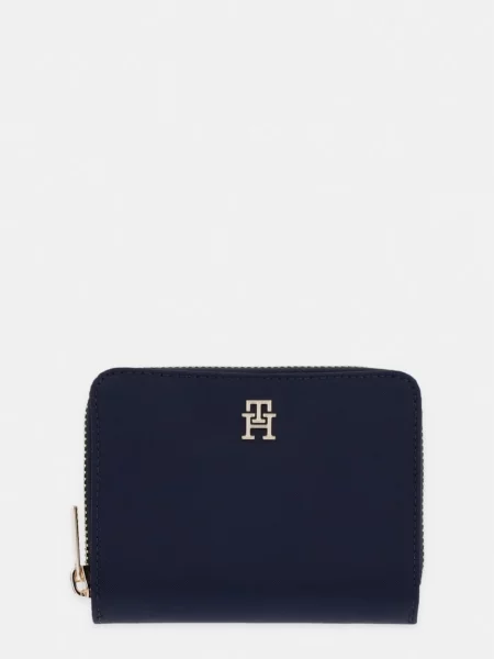 Portofel Tommy Hilfiger Th Icon Med Za W/Flap Bleumarin albastru