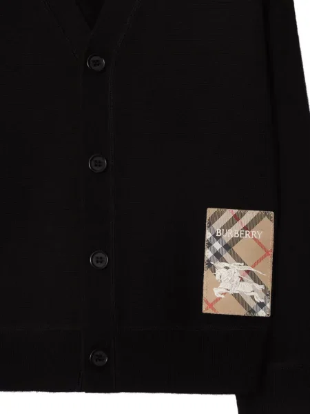 Kardigan dziecięcy Burberry czarny