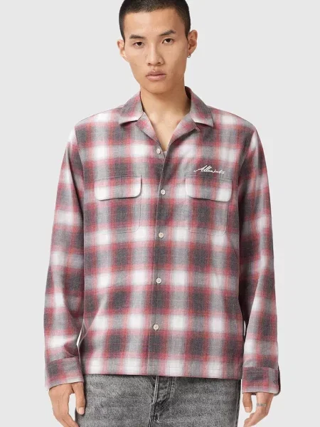 Рубашка Allsaints красная