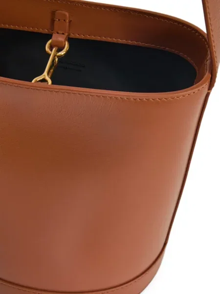 Geantă Jil Sander din piele maro