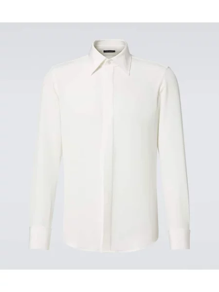 Svilena srajca Thom Sweeney bela