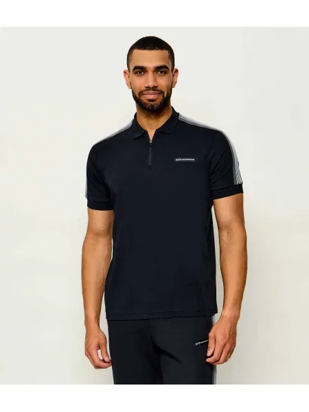 Tricou polo Ea7 negru
