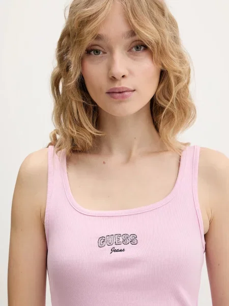 Топ Guess Jeans рожевий