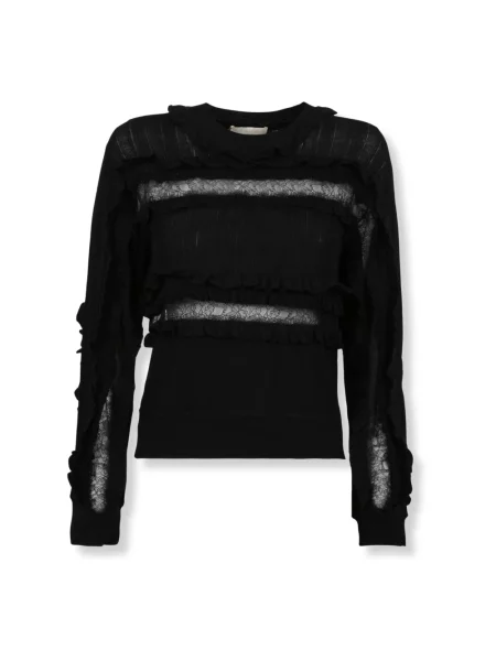 Sweter Ulla Johnson wełniany czarny