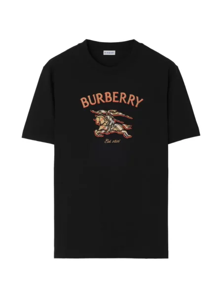 Tricou Burberry în carouri negru