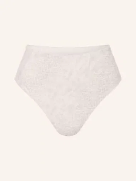 Calvin Klein Majtki Bikini Z Wysokim Stanem beige beżowy