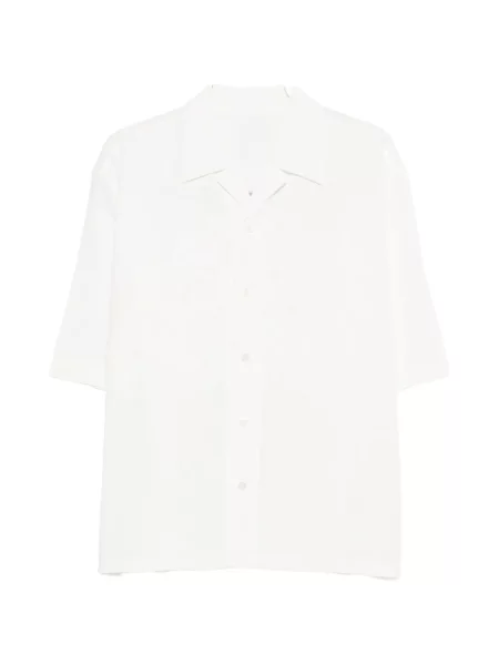 Košile Homme Plissé Issey Miyake s výšivkou bílá