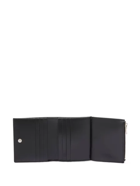 Portofel Jil Sander cu autograf negru