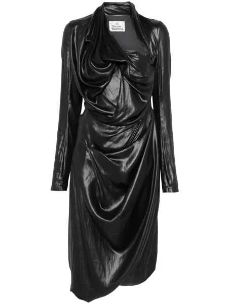Rochie midi Vivienne Westwood până la genunchi de costum negru