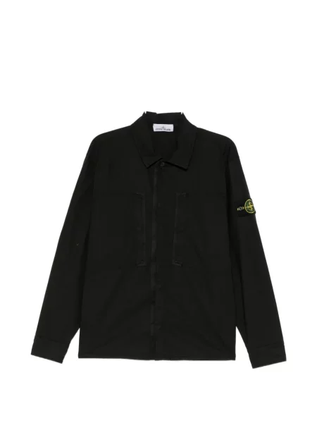Cămașă Stone Island cu strasuri negru